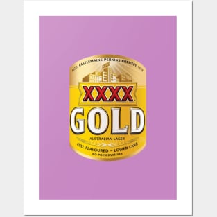 Gold Stubby Logo Beer Posters and Art